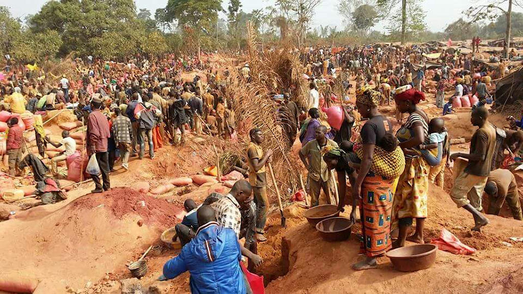 Ivory Coast, local gold mining
